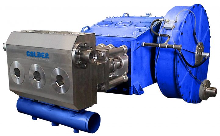 Well service pumps and pump packages